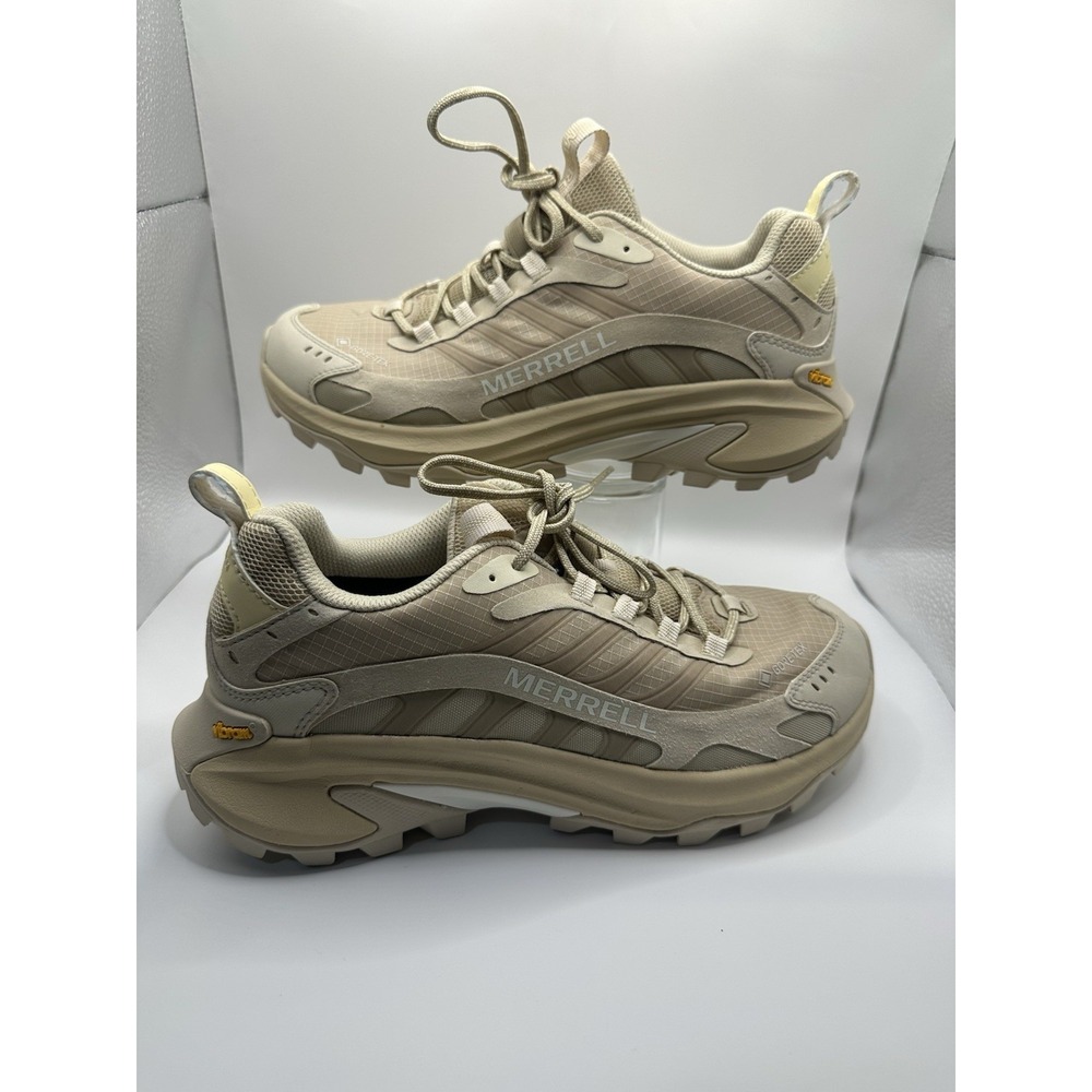 Merrell Women's Moab Speed 2 GORE-TEX hiking shoes Khaki Women's 9